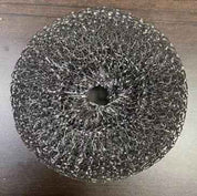 Kitchen Palm Brush – Push-Type Soap Dispenser Scrubber & Cleaner Steel Wool