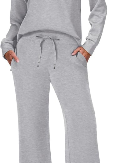 Briar Relaxed Sweater Trouser Set for Ultimate Comfort and Style Grey