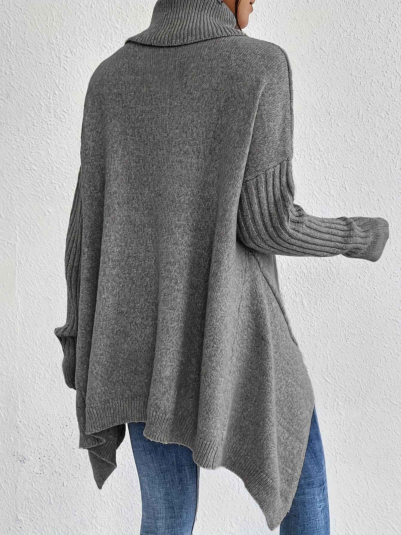 Oversized Turtleneck Sweater For Cozy Everyday Layering