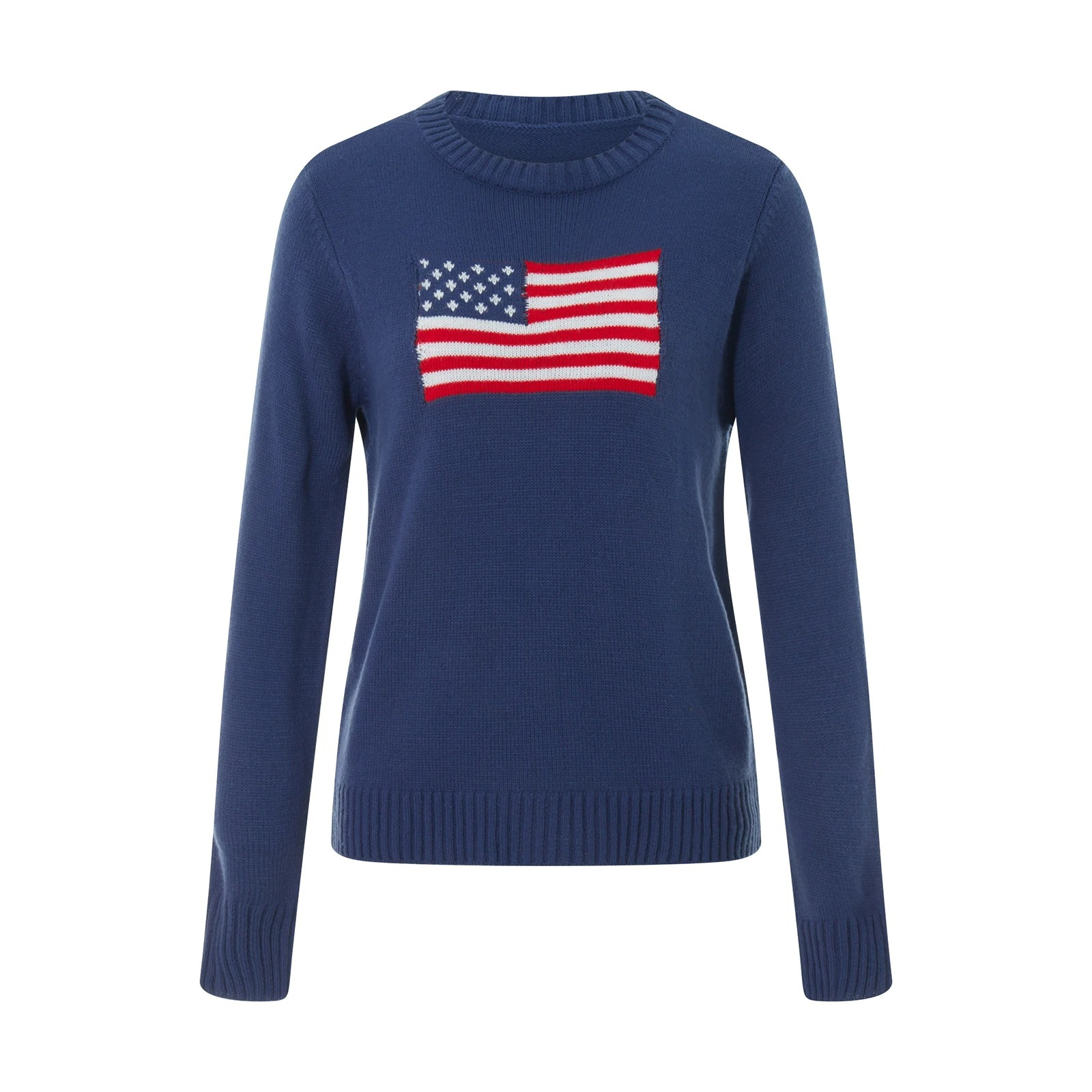 Noemi American Flag Knit Sweater for Stylish Comfort