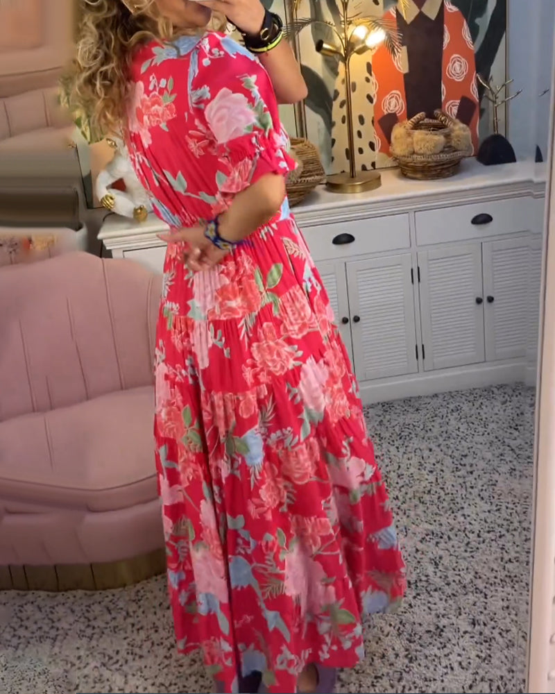 Anni Floral A-Line Dress" can be rephrased as "Anni Floral Print A-Line Dress.