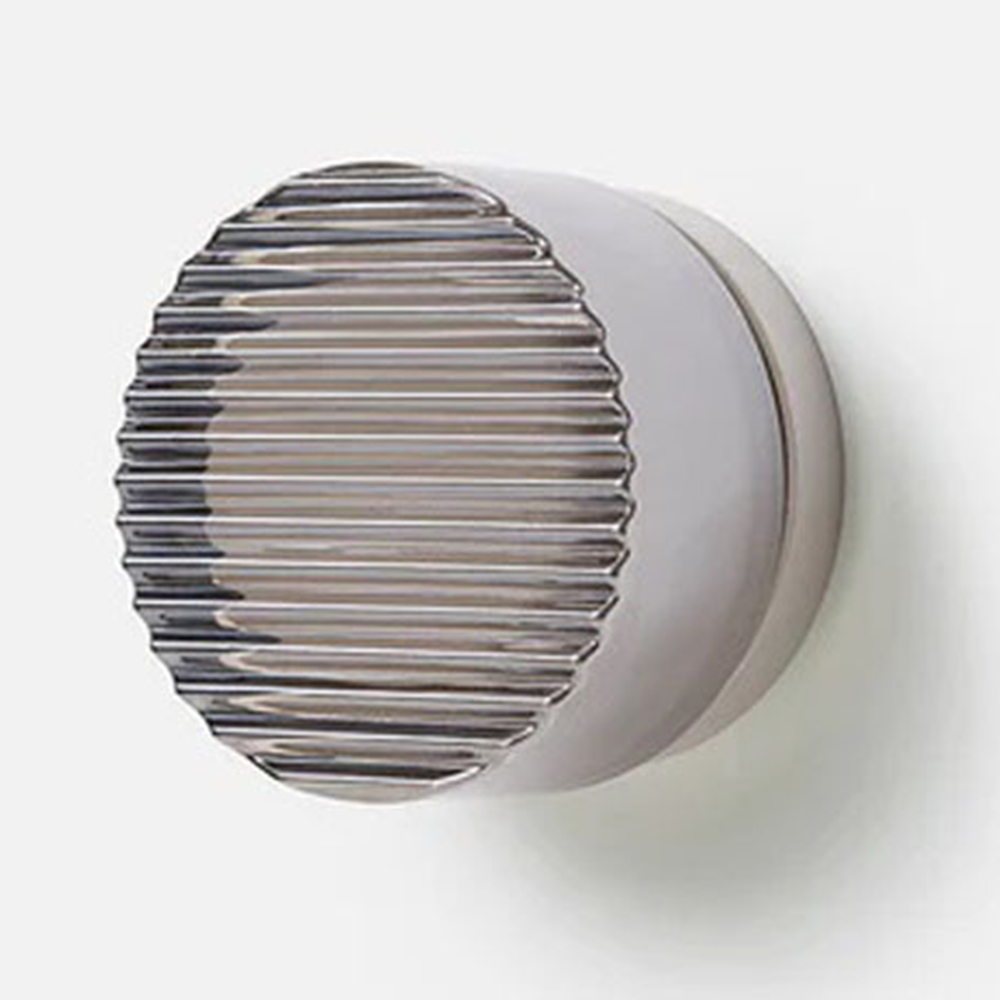 Contemporary Round Wall Sconce - Cristallin
