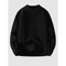 Lonnie Knitted Cable Knit Sweater Cable Knit Pattern Black