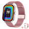 Familyfinds Y13 Smart Watch – Heart Rate, Pedometer, Bluetooth Call, Fitness & Sleep Tracker Powder mesh plus silicone