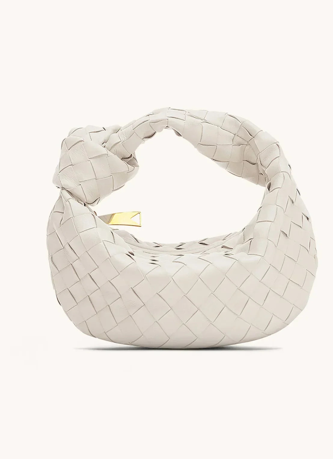Sonya Elegant Woven Handbag for Stylish Convenience Off-White