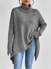 Oversized Turtleneck Sweater For Cozy Everyday Layering