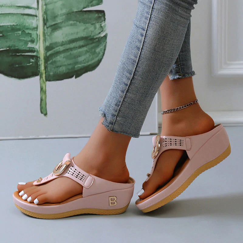 Alberte Elevated Wedge Sandals
