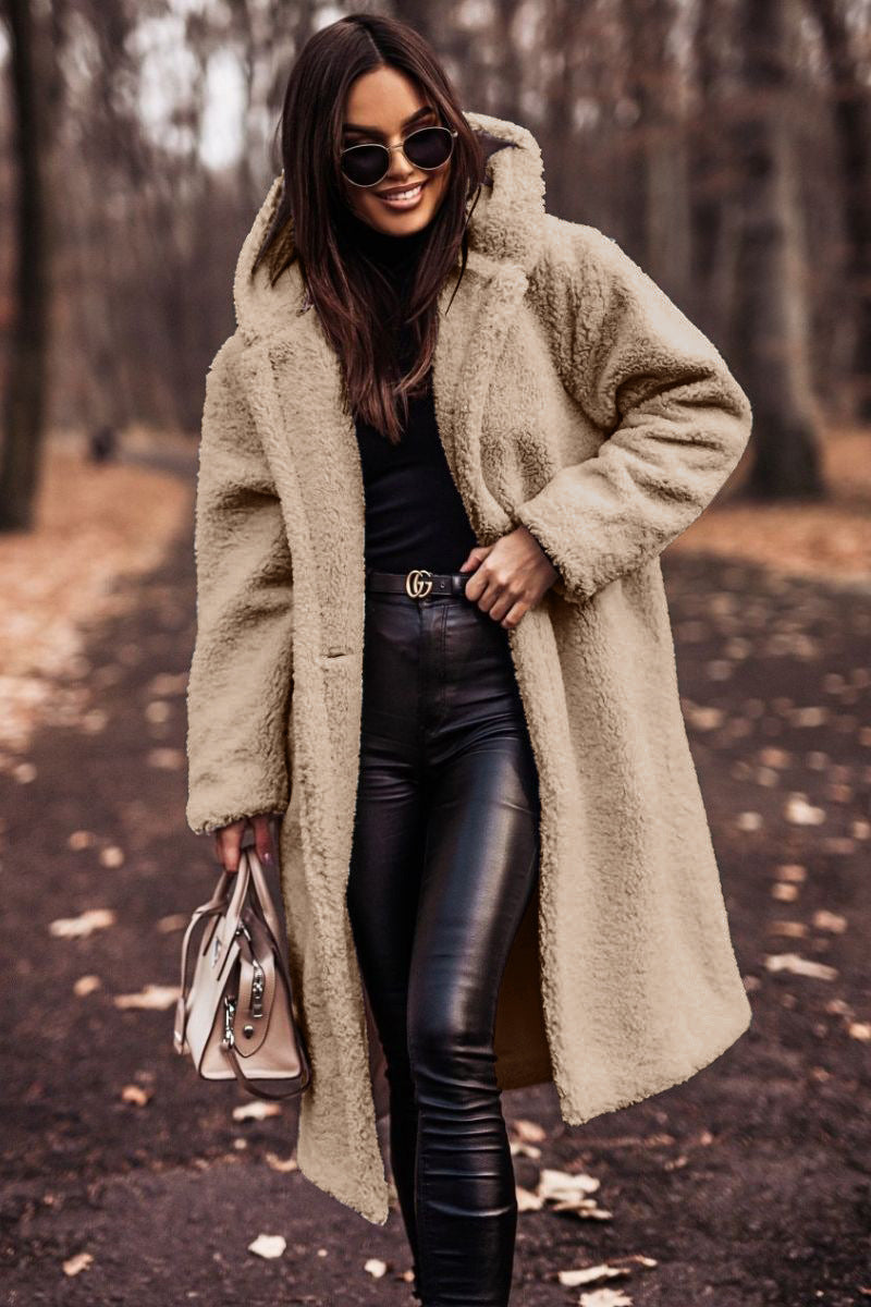 Madison - Hooded Winter Coat Beige