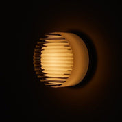 Contemporary Round Wall Sconce - Cristallin