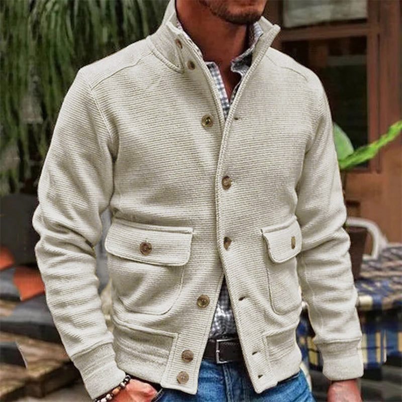 Nils - Stylish Stand-Up Collar Jacket