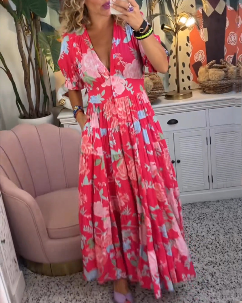 Anni Floral A-Line Dress" can be rephrased as "Anni Floral Print A-Line Dress.