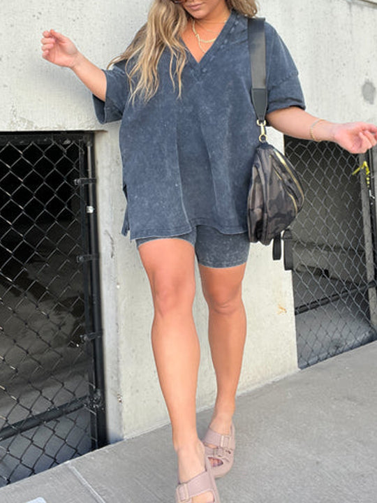 Amarra Relaxed T-Shirt and Shorts Set for Ultimate Comfort