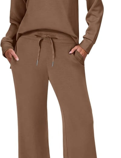 Briar Relaxed Sweater Trouser Set for Ultimate Comfort and Style Brown