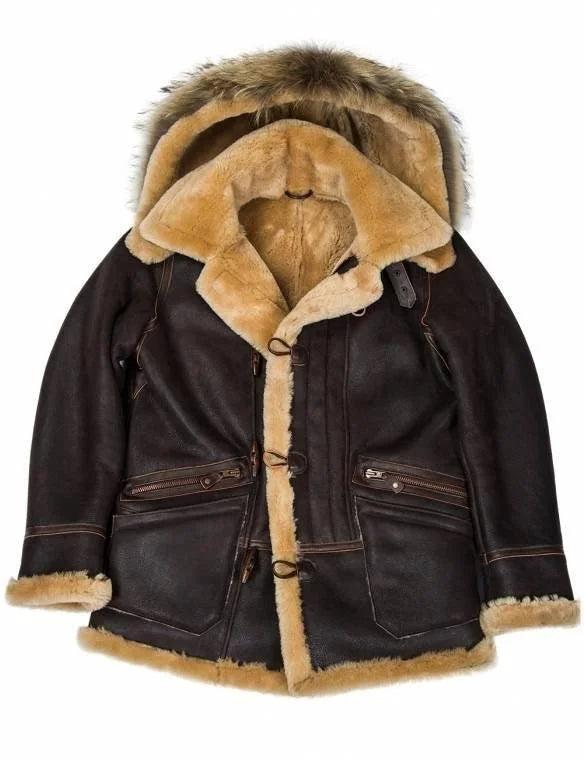 Rolf - Men's Leather Jacket Brown