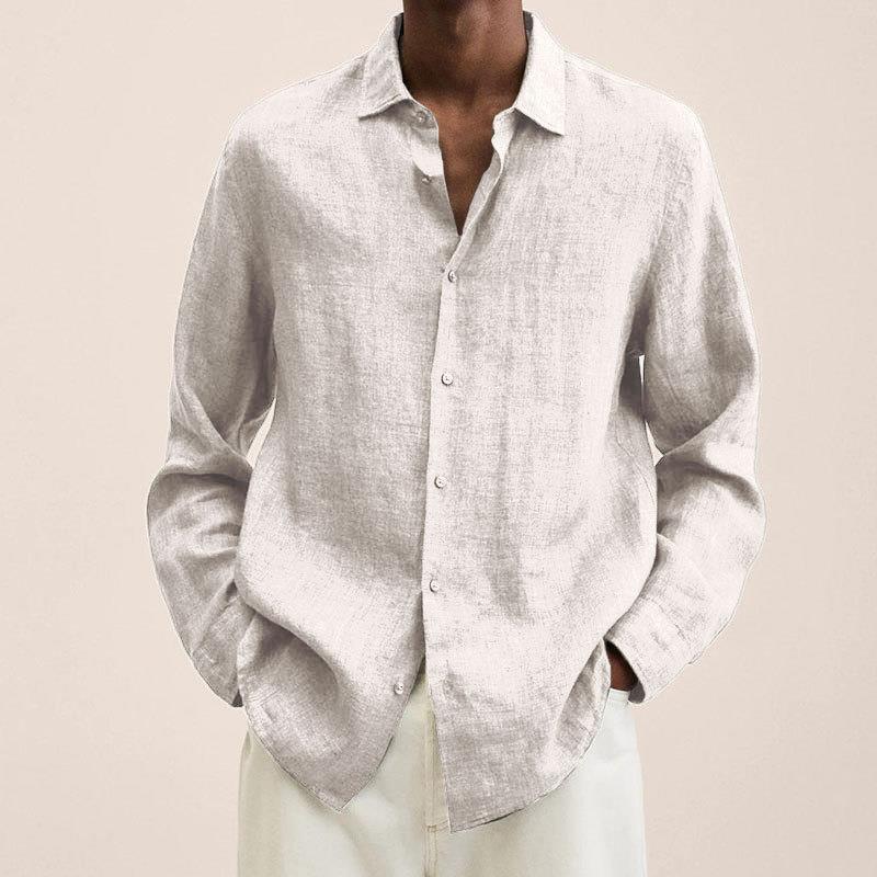 Matthias Ultra-Light Long Sleeve Shirt White
