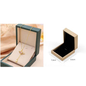 Cupid Heart Angel Wings Necklace – Crystal Tassel Pendant Jewelry Gift for Women Gold set
