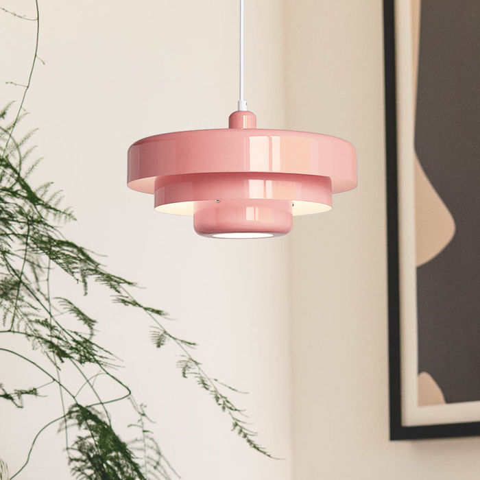 Pyro Bauhaus-Inspired Pendant Light Pink