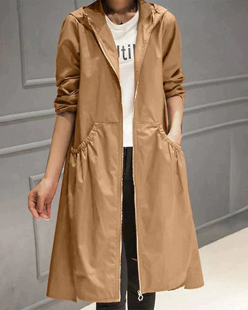 Bellerose Lightweight Windbreaker Jacket Light Brown