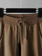 Neutral Knit Two Piece Set With Long Sleeves For Everyday - New Family Finds