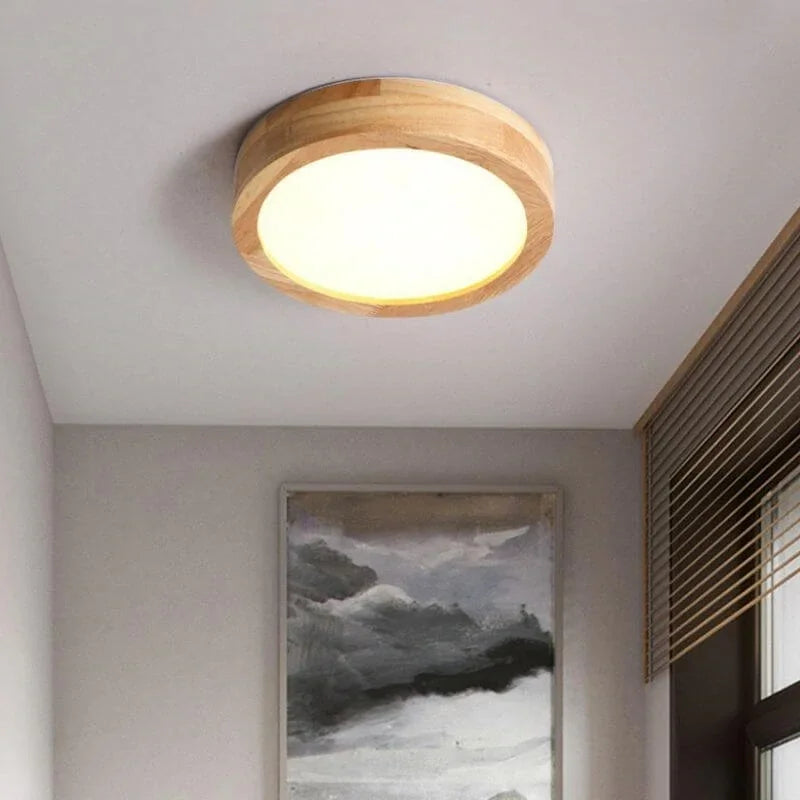WoodLight - Scandinavian-Inspired Wooden Lamp Wood Flat bottom type