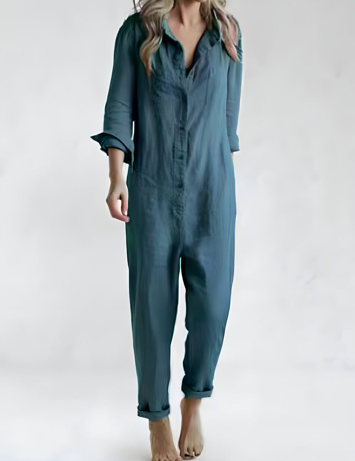 Kaya All-in-One Jumpsuit - Stylish and Versatile Pantsuit Blue