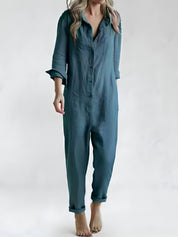 Kaya All-in-One Jumpsuit - Stylish and Versatile Pantsuit Blue