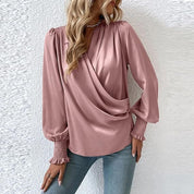 Lilou Blouse with Pleated Puff Sleeves