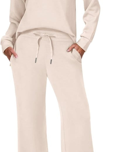 Briar Relaxed Sweater Trouser Set for Ultimate Comfort and Style Apricot