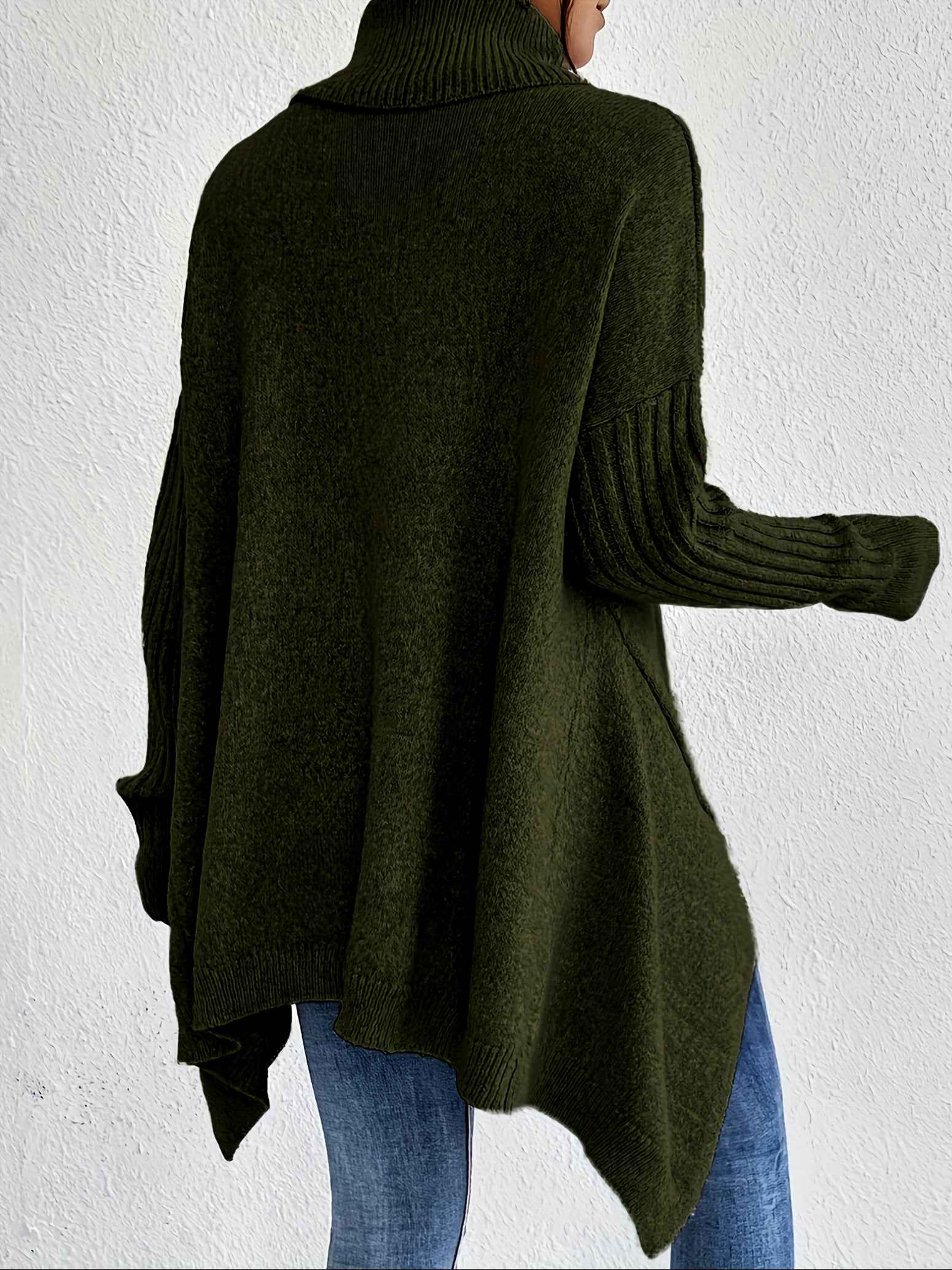 Oversized Turtleneck Sweater For Cozy Everyday Layering