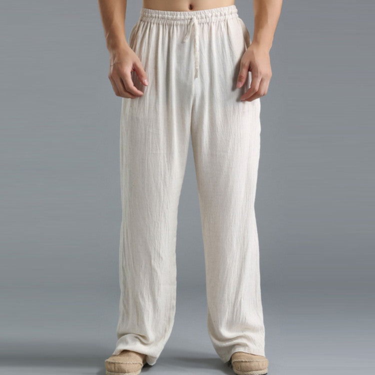 Henry - Soft and Comfortable Trousers White