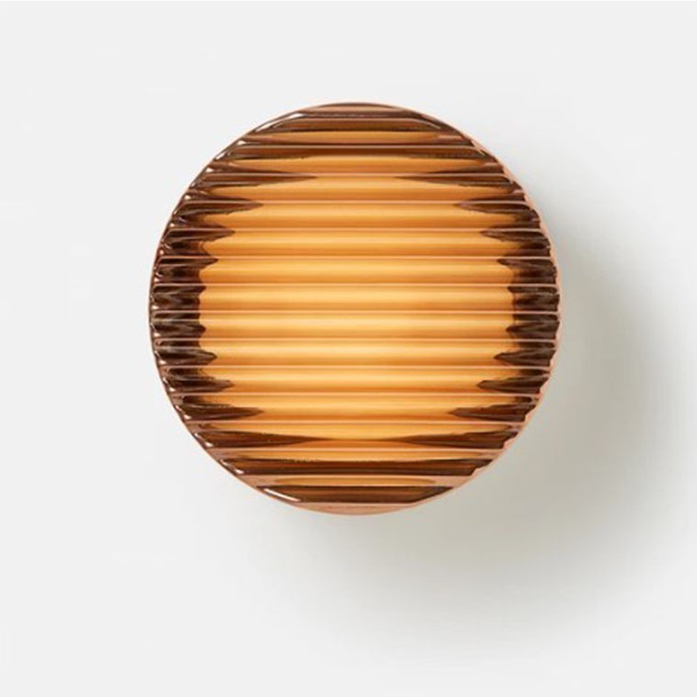 Contemporary Round Wall Sconce - Cristallin