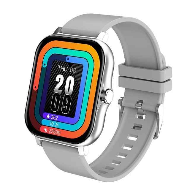 Familyfinds Y13 Smart Watch – Heart Rate, Pedometer, Bluetooth Call, Fitness & Sleep Tracker Silver Grey