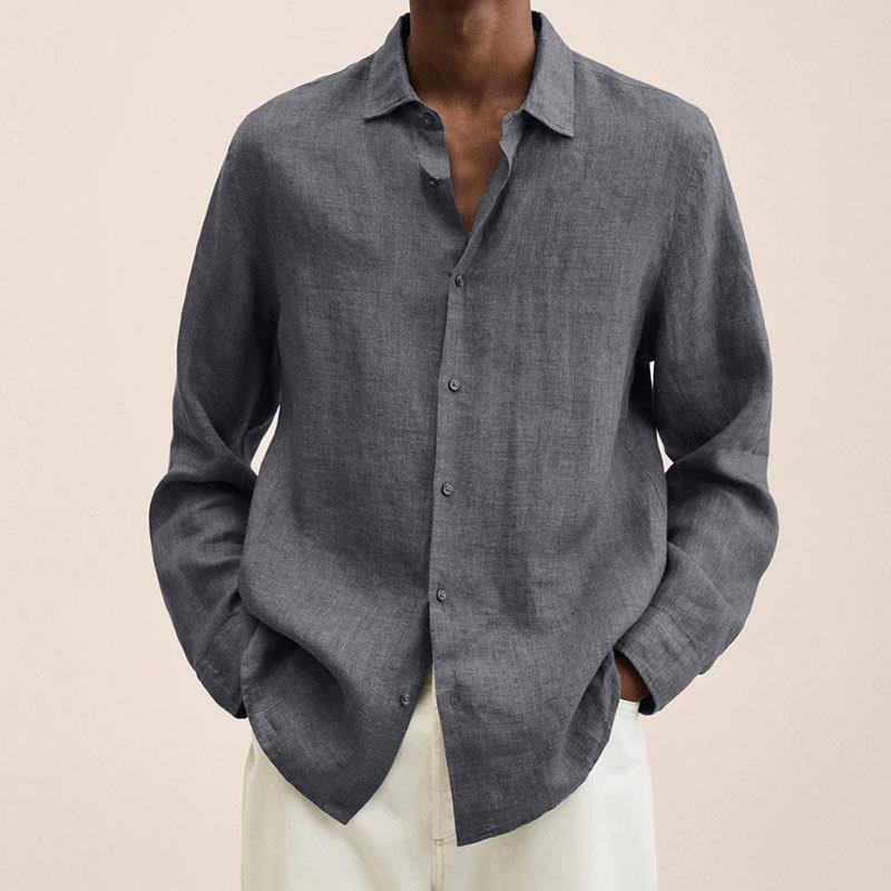 Matthias Ultra-Light Long Sleeve Shirt Gray