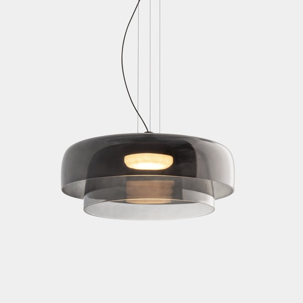 Ozone - Distinctive Pendant Light Grey 2 Levels-D40*H18cm