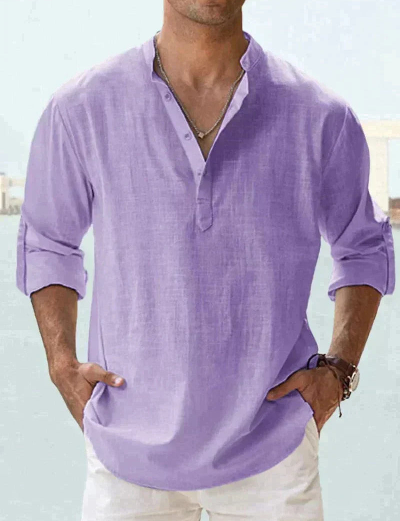 Ivar Loose Fit Shirt Purple
