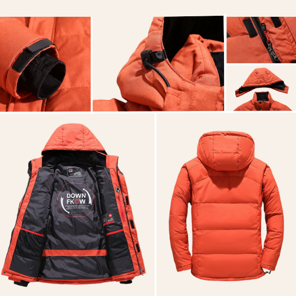 Arctic Waterproof Winter Jacket with Hood for Ultimate Cold Protection