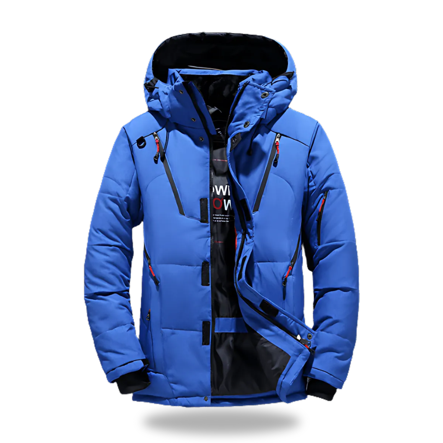 Arctic Waterproof Winter Jacket with Hood for Ultimate Cold Protection Blue