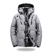 Arctic Waterproof Winter Jacket with Hood for Ultimate Cold Protection Grey