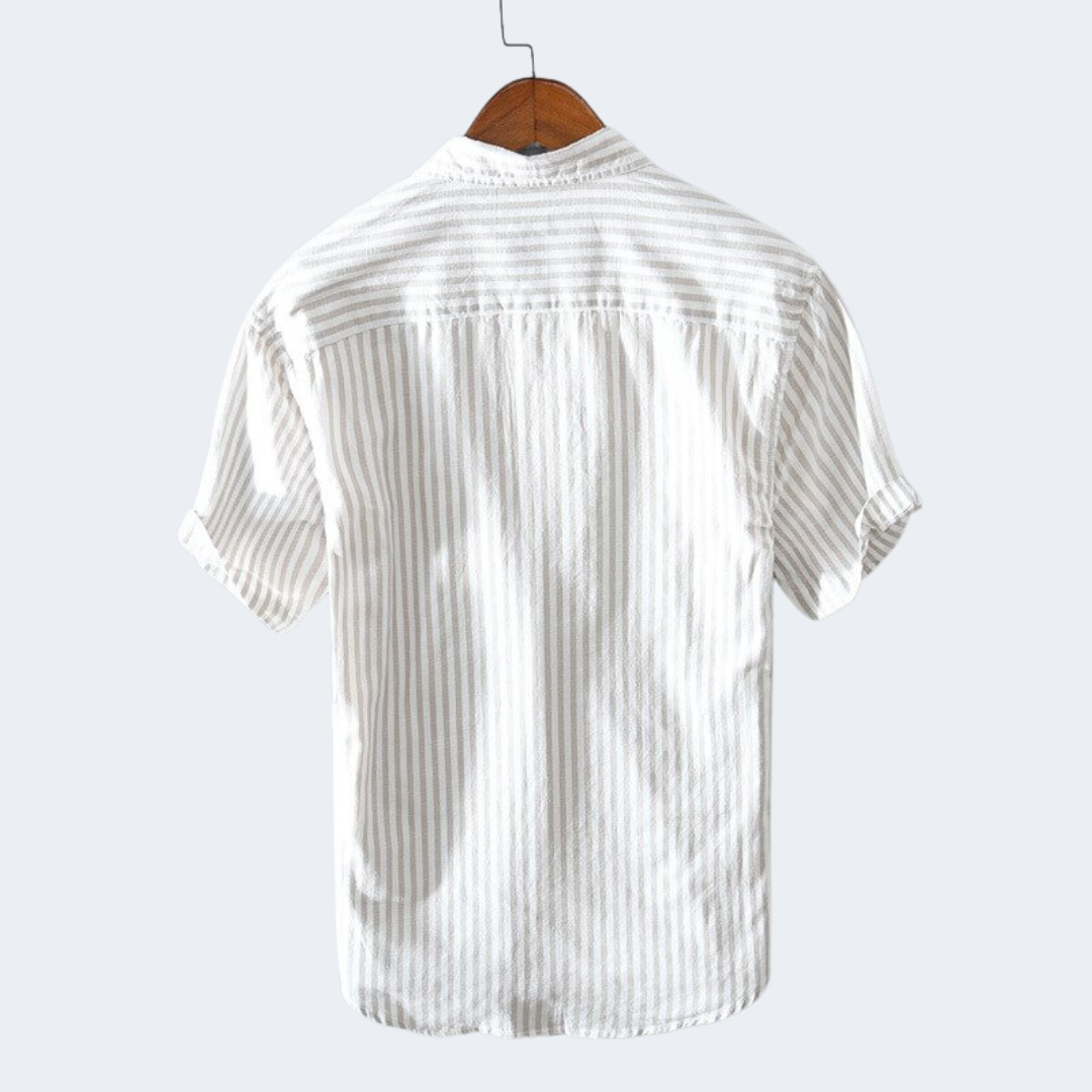 Anton Short Sleeve Striped Shirt