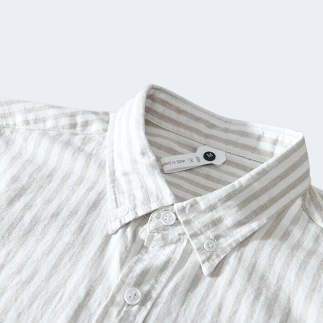 Anton Short Sleeve Striped Shirt