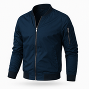 Benjamin Lightweight Bomber Jacket Marine Blue