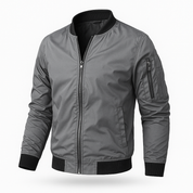 Benjamin Lightweight Bomber Jacket Grey