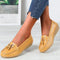 Lærke - Leather Slippers Yellow