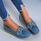 Lærke - Leather Slippers Light Blue