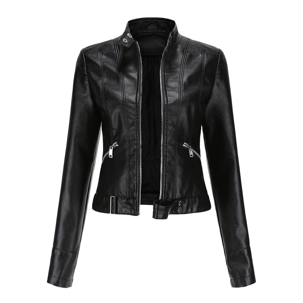 Mille - Sophisticated Leather Jacket Black