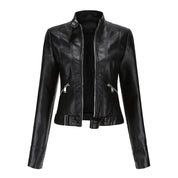 Mille - Sophisticated Leather Jacket Black