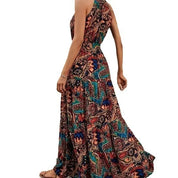 Philine - Retro Halterneck Maxi Dress