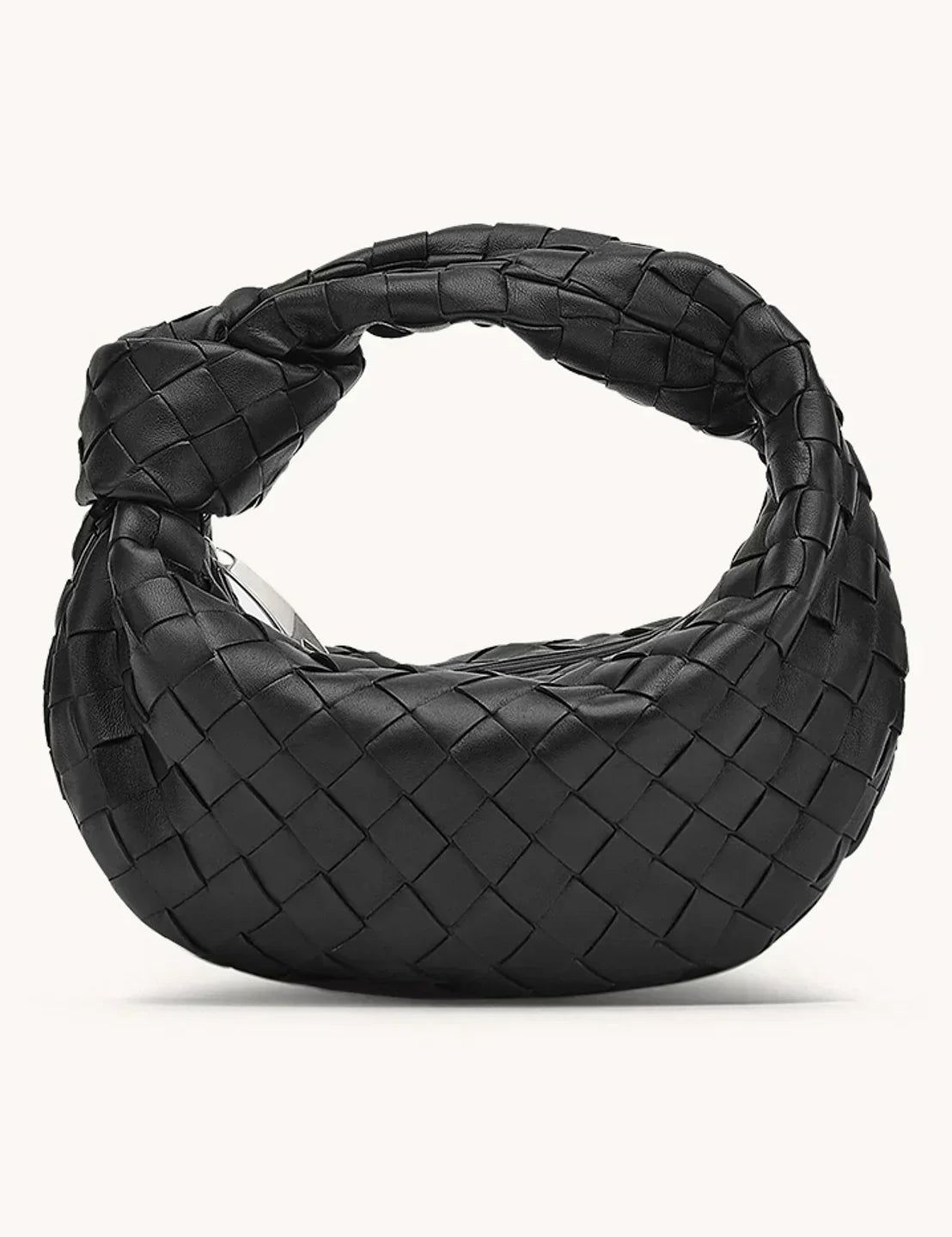 Sonya Elegant Woven Handbag for Stylish Convenience Black