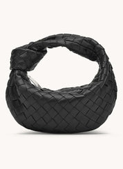 Sonya Elegant Woven Handbag for Stylish Convenience Black