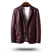Carsten Timeless Leather Jacket Red